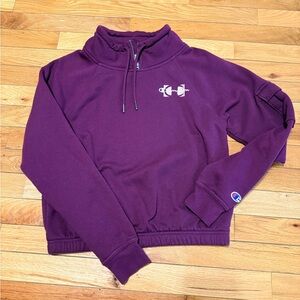 Champion Deep Purple Quarter-Zip Sweatshirt